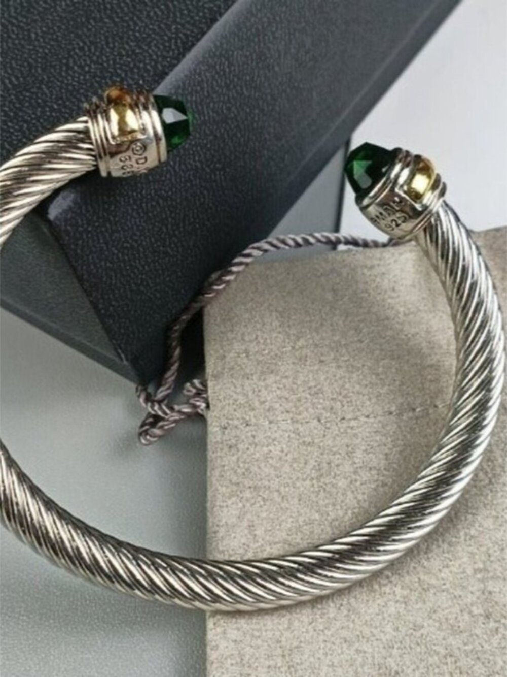 David Yurman green bracelet